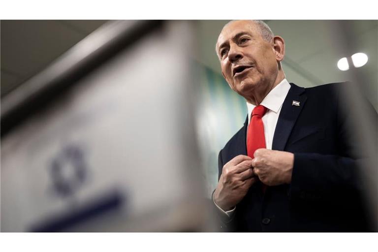 Ministerpräsident Benjamin Netanjahu: Laut Prognosen liegt die Likud-Partei bei der Wahl in Israel vorn.