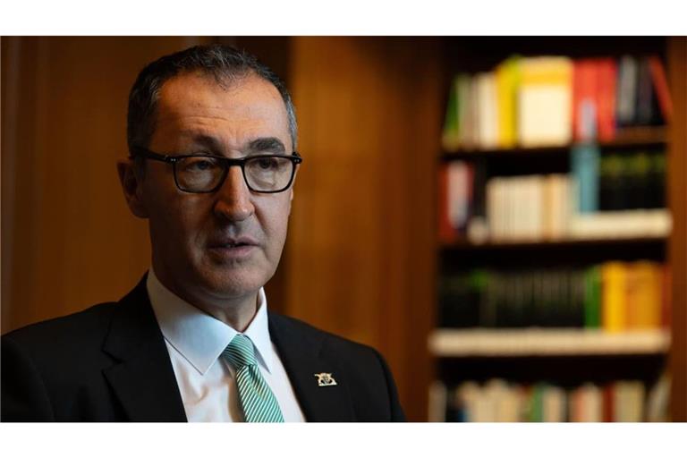 Ministerpräsident Cem Özdemir (Grüne) steuerte auf dem Kongress eine Videobotschaft bei.
