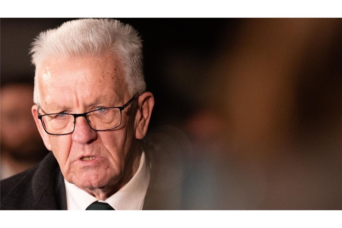 Kretschmann verteidigt Aufweichen der Schuldenbremse Ministerpräsident Winfried Kretschmann