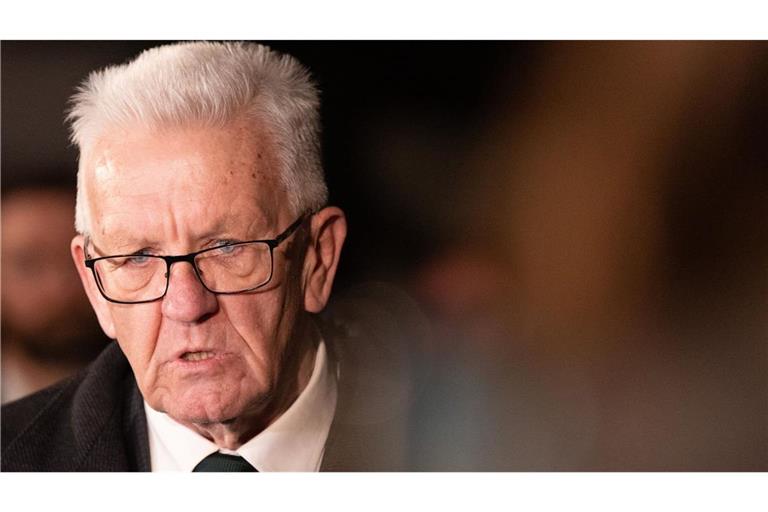 Ministerpräsident Winfried Kretschmann