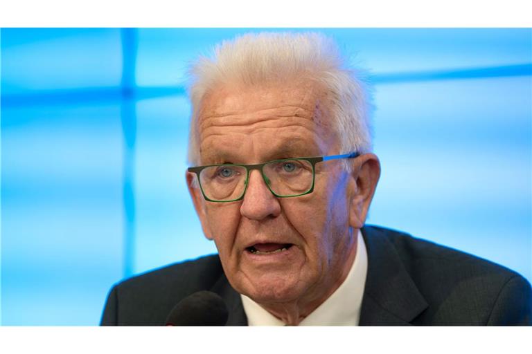 Ministerpräsident Winfried Kretschmann