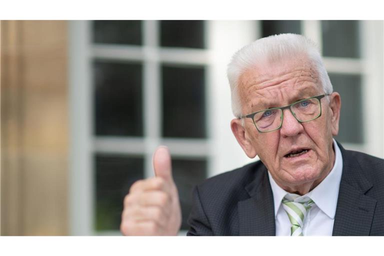 Ministerpräsident Winfried Kretschmann