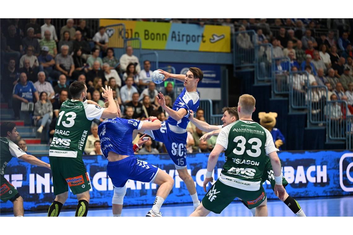 Göppinger Handballer bekommen Grenzen aufgezeigt Miro Schluroff machte ein starkes Spiel für den VfL.
