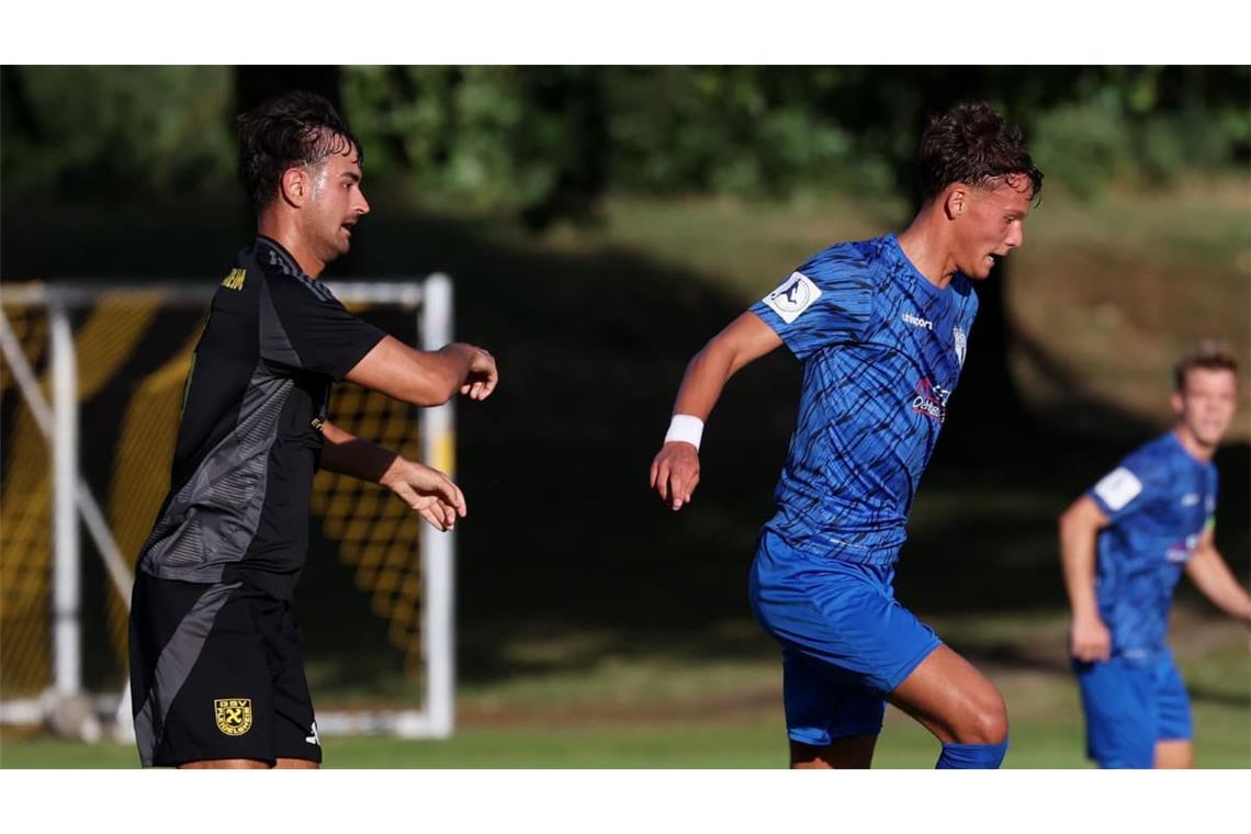 Mirsad Vejselovic (li.) tritt mit dem SV Kornwestheim bei seinem Ex-Club in Pleidelsheim an.