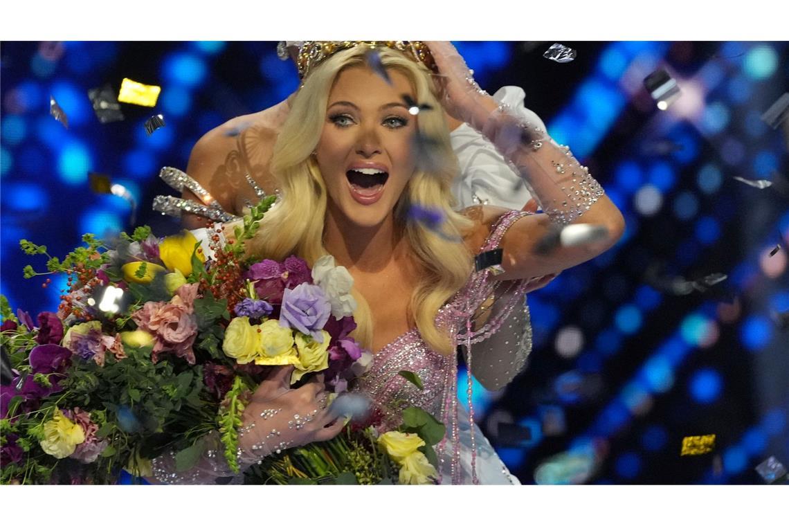 Dänin Victoria Kjær Theilvig zur neuen Miss Universe gekürt Miss Dänemark Victoria Kjær Theilvig ist die neue Miss Universe.