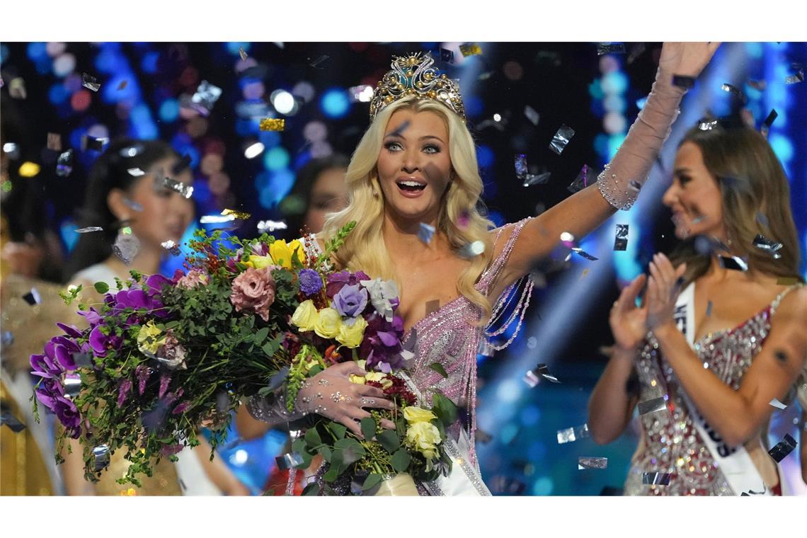 Dänin Victoria Kjær Theilvig zur neuen Miss Universe gekürt Miss Dänemark Victoria Kjær Theilvig ist die neue Miss Universe.