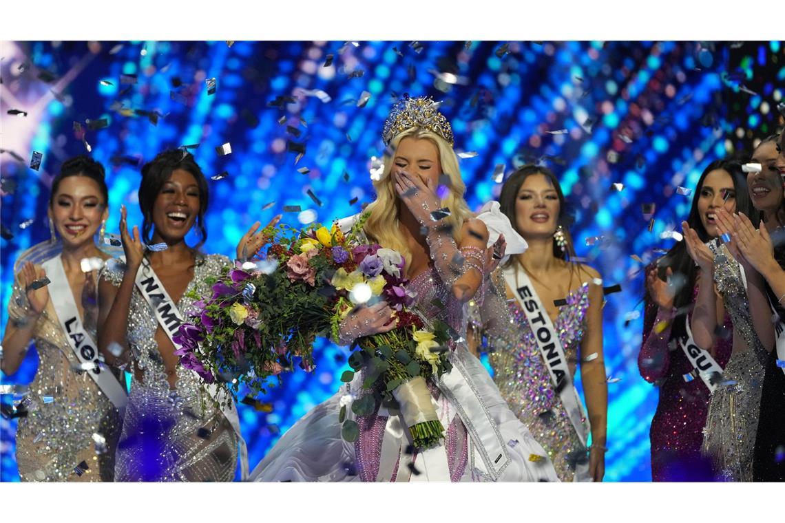 Dänin Victoria Kjær Theilvig zur neuen Miss Universe gekürt Miss Dänemark Victoria Kjær Theilvig ist die neue Miss Universe.