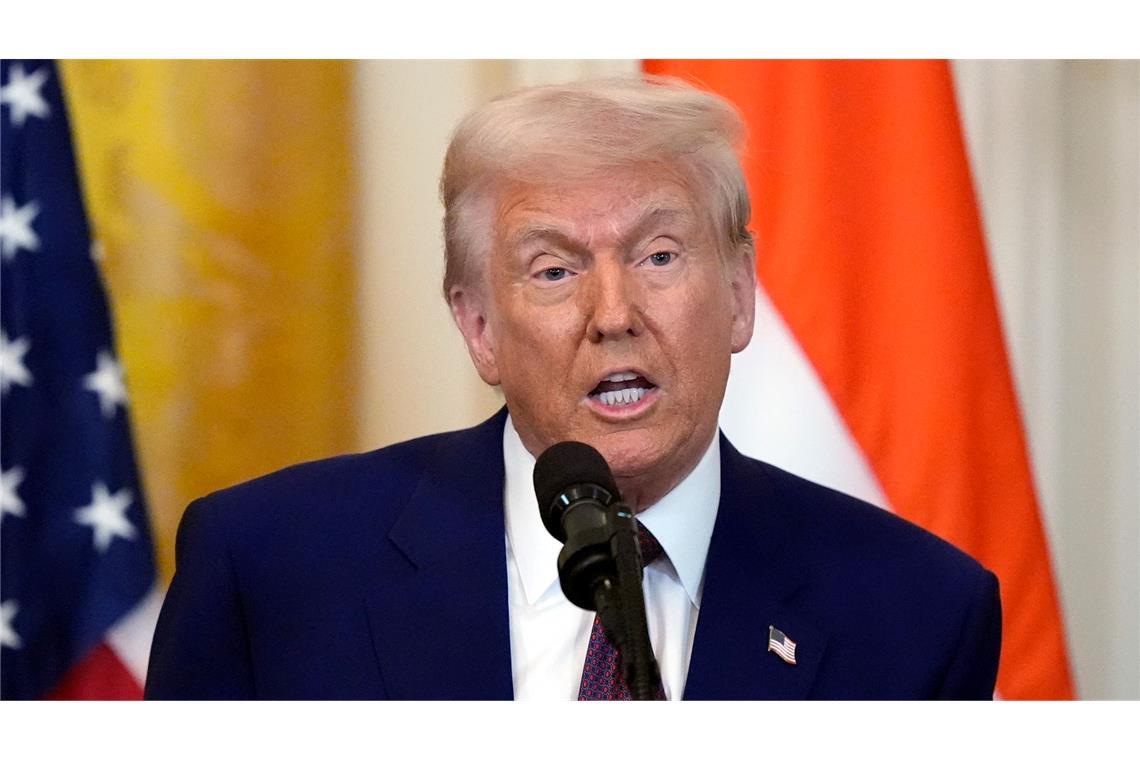 Trump will keinen Abzug aller US-Soldaten aus Europa Mit Blick auf die Stärke der US-Truppen in Europa hat Donald Trump vorerst etwas Entwarnung gegeben. (Archivbild)