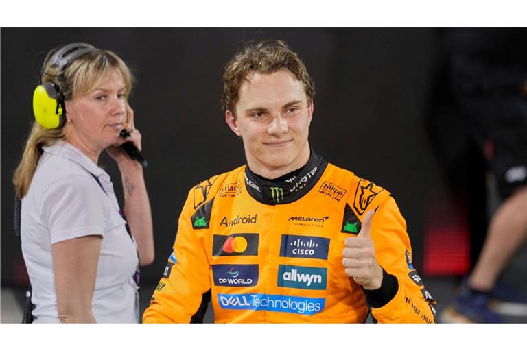 Mit Coolness auf die Pole: McLaren-Pilot Oscar Piastri.