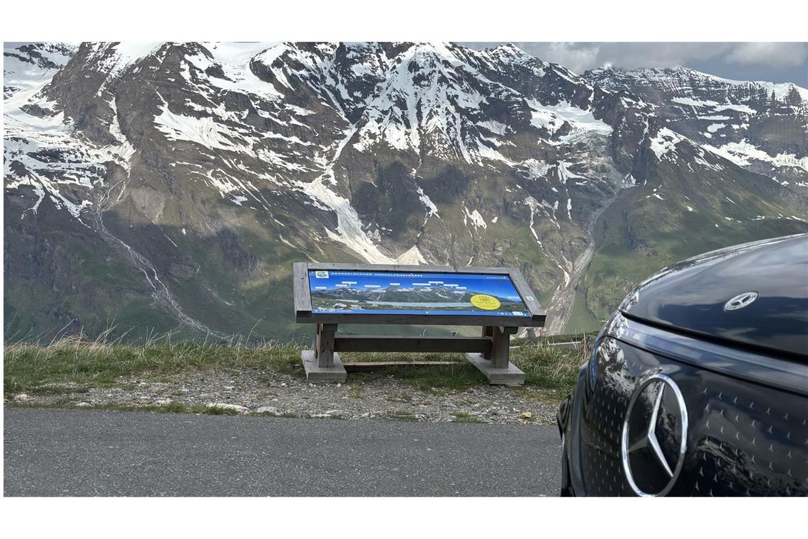 Sternfahrt zum Großglockner: Mercedes grüßt das Murmeltier Mit dem EQE auf dem Weg zum höchsten Berg Österreichs.