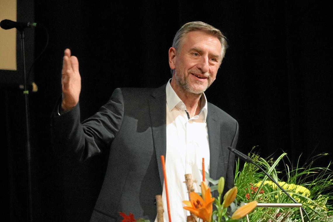 Ein Teamplayer beschwört den Teamgeist „Mit den Demos haben wir mehr erreicht und bewegt, als uns damals bewusst war“, sagt Günther Felßner zu den Protesten der Bauern im vergangenen Winter. Foto: Ralf Reichert