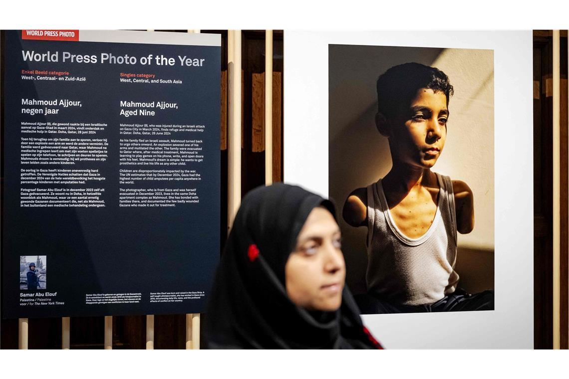 Bestes Pressefoto des Jahres: Mahmoud hat Schlimmes erlebt Mit diesem Foto von Mahmoud hat Samar Abu Elouf das beste Pressefoto des Jahres gewonnen.