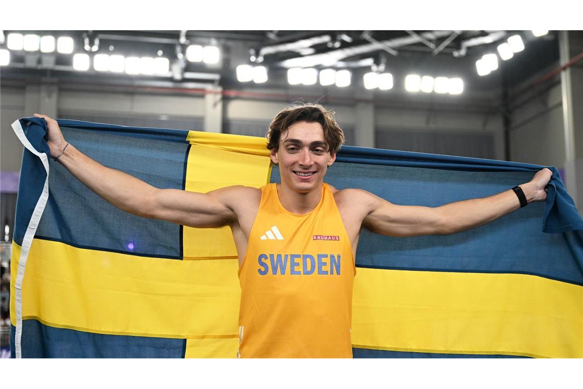 "Mega happy": Siebenkämpfer Steinforth gewinnt WM-Bronze Mit einer magischen Marke zum Titel: Armand Duplantis aus Schweden.