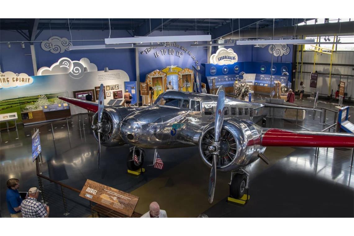 Mit einer solchen Lockheed Electra 10-E aircraft startete die Pilotin 1937 zu ihrer finalen Reise.