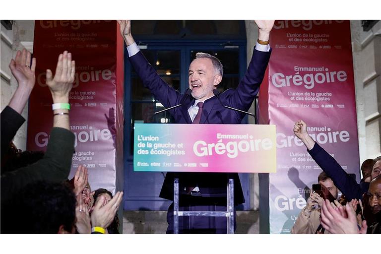 Mit Emmanuel Grégoire konnten die Sozialisten das Bürgermeisteramt in Paris verteidigen.