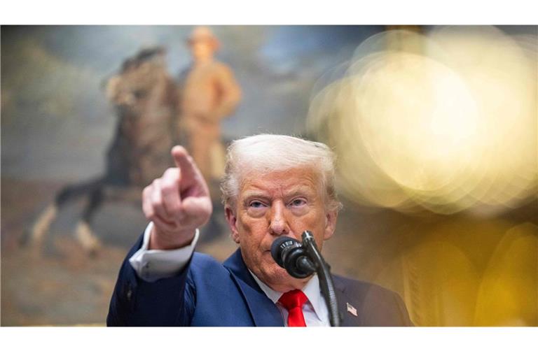 Mit großem Herrscheranspruch: US-Präsident Donald Trump.