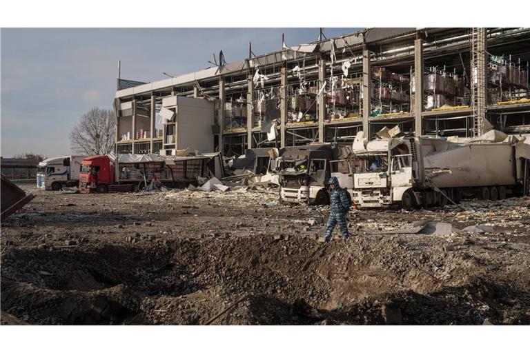 Mit jedem Kriegstag werden die Schäden und Opferzahlen in der Ukraine größer.