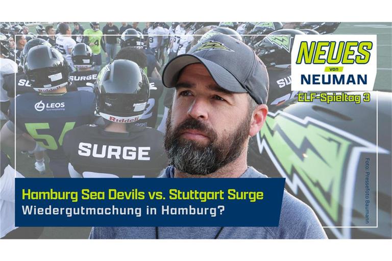 Mit „Neues von Neuman“ bieten wir wöchentlich frische Einblicke in die Gedankenwelt des Trainers von Stuttgart Surge.