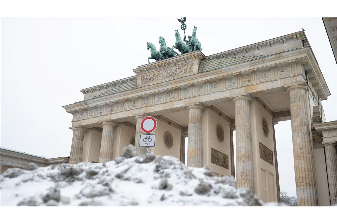 Mit Schnee und Eis hat auch die Hauptstadt zu kämpfen.