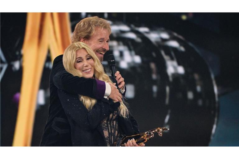 Mit seinem Auftritt sorgte Gottschalk für Irritationen.