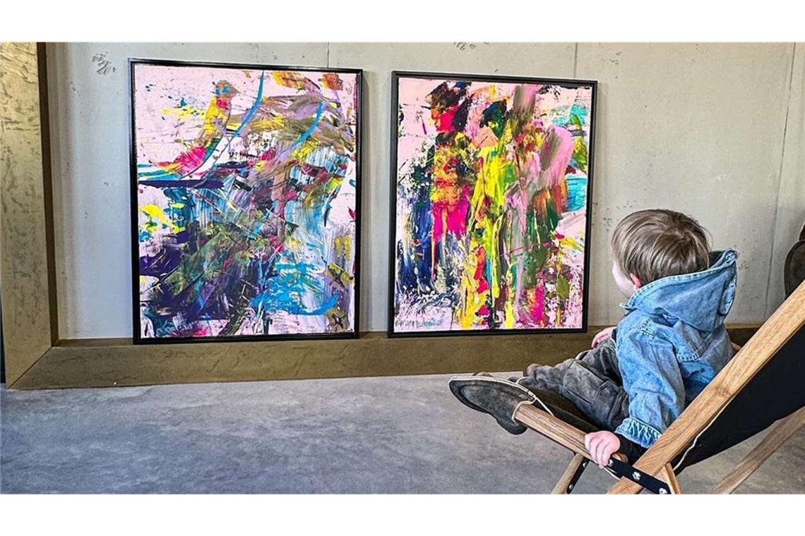 Kind (4) verblüfft Kunstwelt – Eltern zu Gast in SWR-Sendung Mit zwei Jahren wurde Laurent Schwarz als Künstler bekannt.