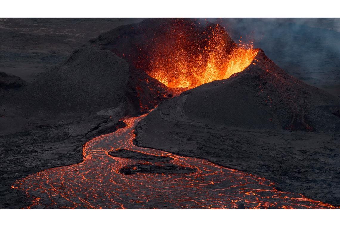 Vulkanausbruch auf Island nach drei Wochen beendet Mitte Juli hatte sich südwestlich von Reykjavik abermals die Erde geöffnet. (Archivbild)
