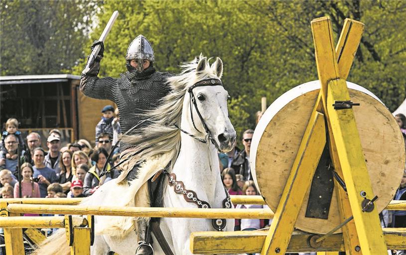 Mittelalter zum Staunen und Anfassen: Beim Festival auf der Burg Stettenfels wird jede Menge Action geboten. Foto: privat