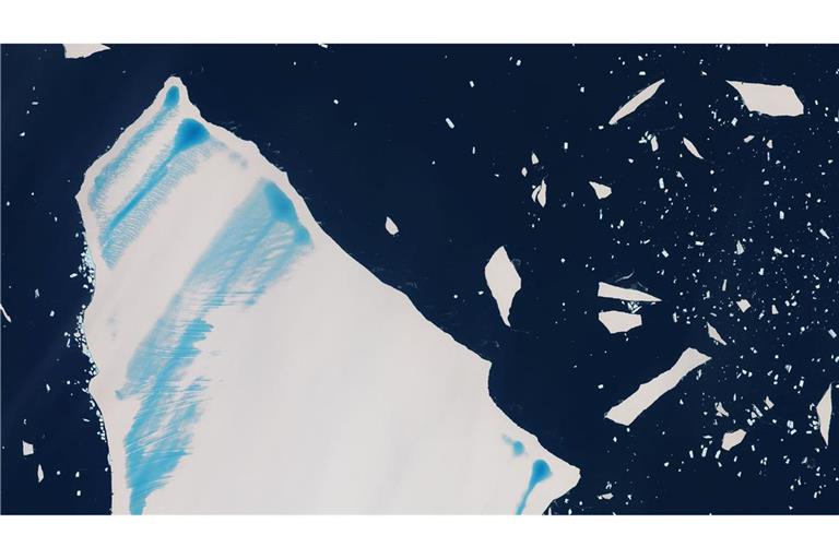 Mittlerweile hat der einst größte Eisberg einiges von seiner Masse eingebüßt.