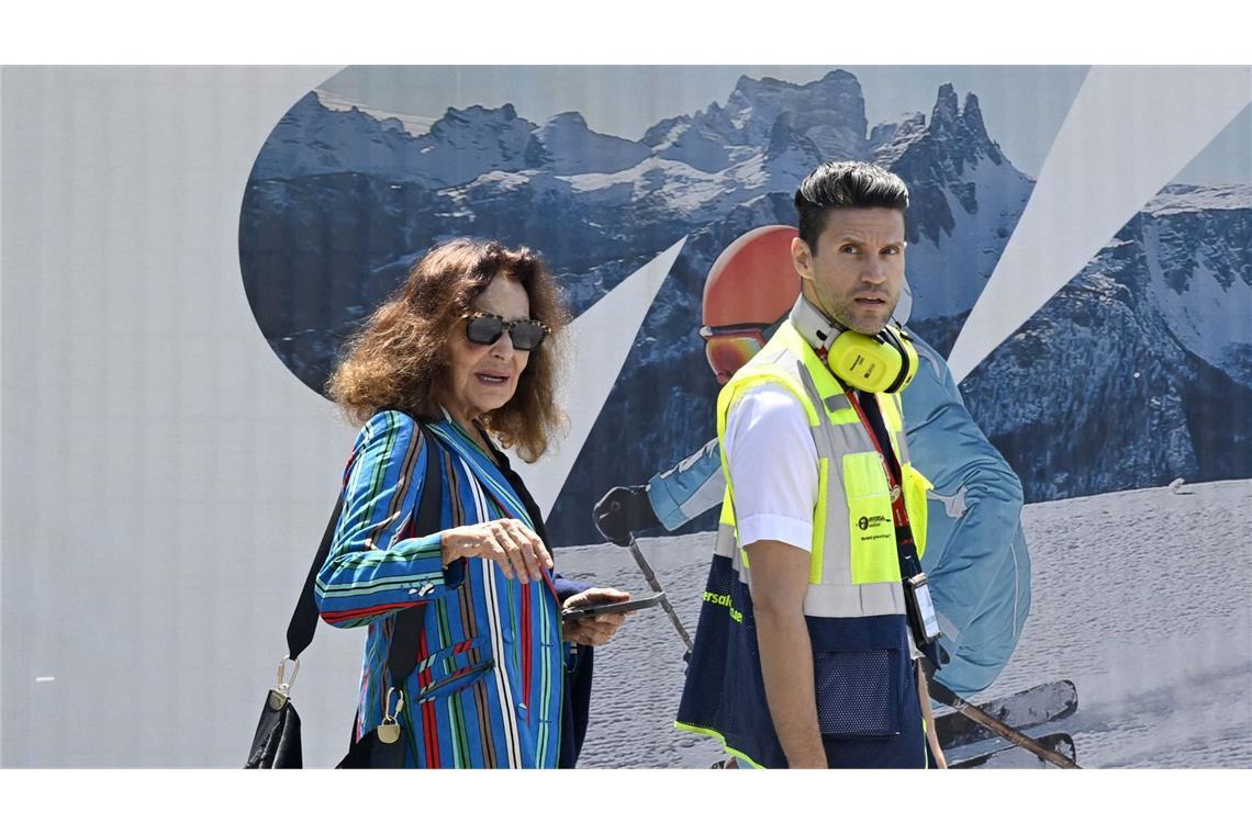 Vor Bezos-Hochzeit: Venedig im Ausnahmezustand Mode-Designerin Diane von Fürstenberg.