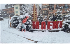 Moena wird zum Winterwunderland.