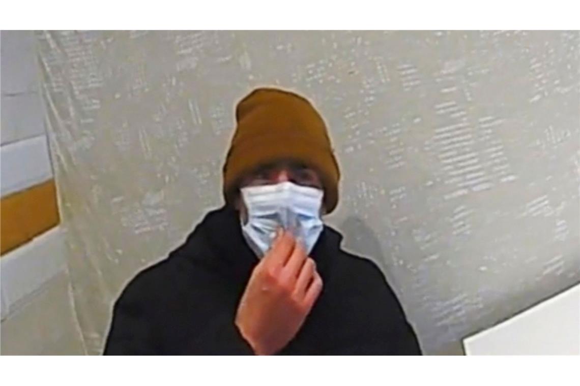 Momente vor der Festnahme