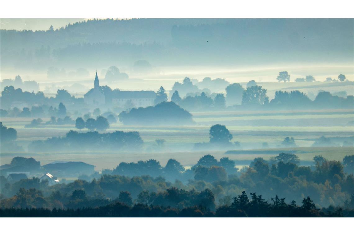 Bilder des Tages Morgennebel am letzten Sommertag