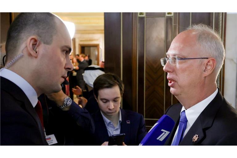 Moskau nennt eine Reise des Kreml-Beraters Kirill Dmitrijew in die USA möglich. Dmitrijew steht derzeit auf Sanktionslisten des Weißen Hauses. (Archivbild)