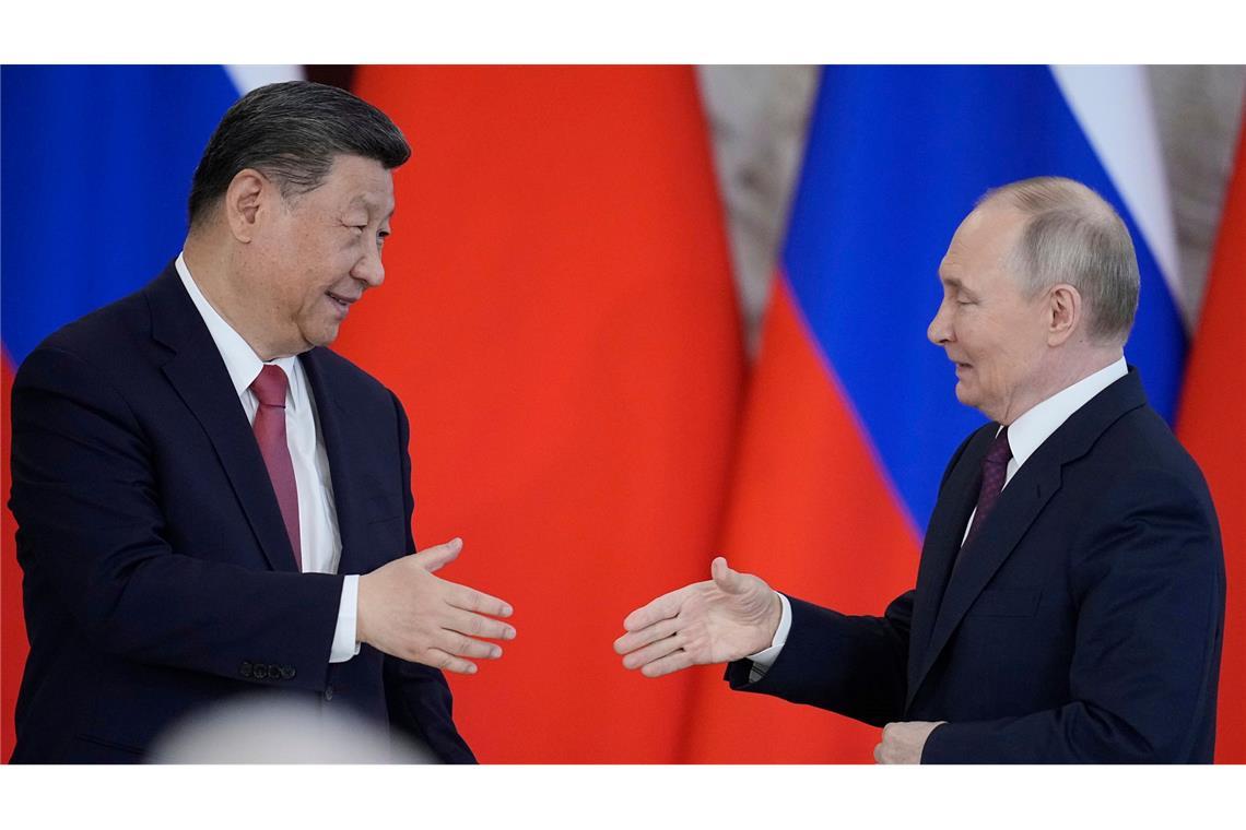 Putin und Xi bekräftigen in Moskau enge Partnerschaft Moskau und China bleiben enge Partner.