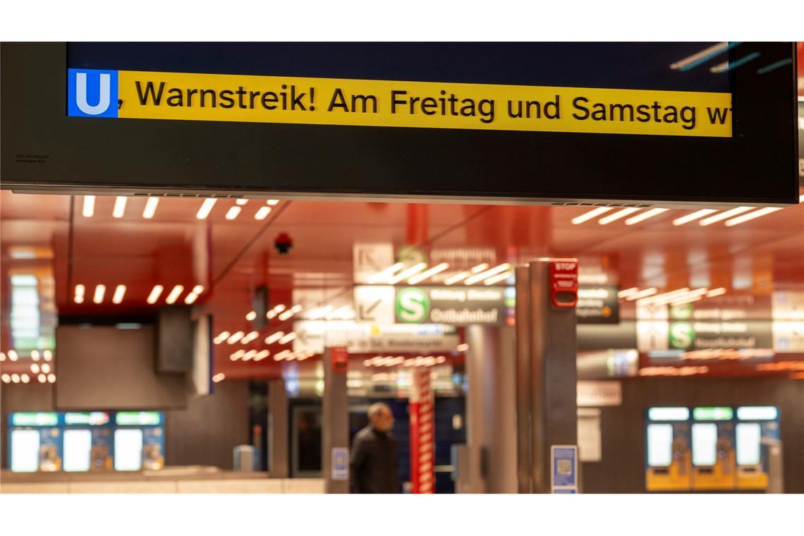 München war mehrfach von teils mehrtägigen Warnstreiks betroffen. (Archivbild)