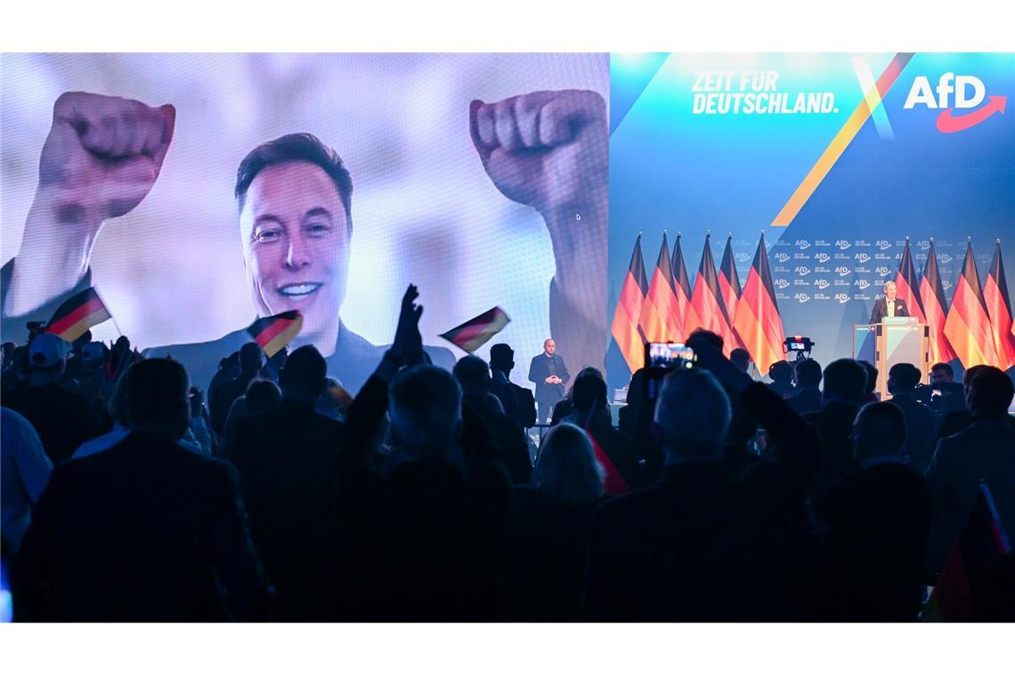 Musk unterstützte im Wahlkampf die deutsche AfD. (Archivbild)