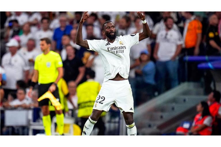 Muss vorerst gesperrt zuschauen: Real Madrids Antonio Rüdiger.
