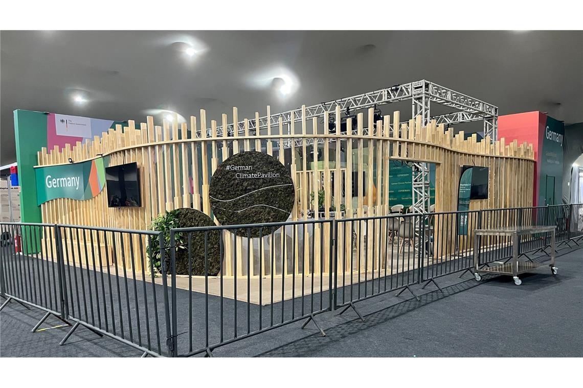 Nach dem Brand am Donnerstag wurde auch der deutsche Pavillon gesperrt.