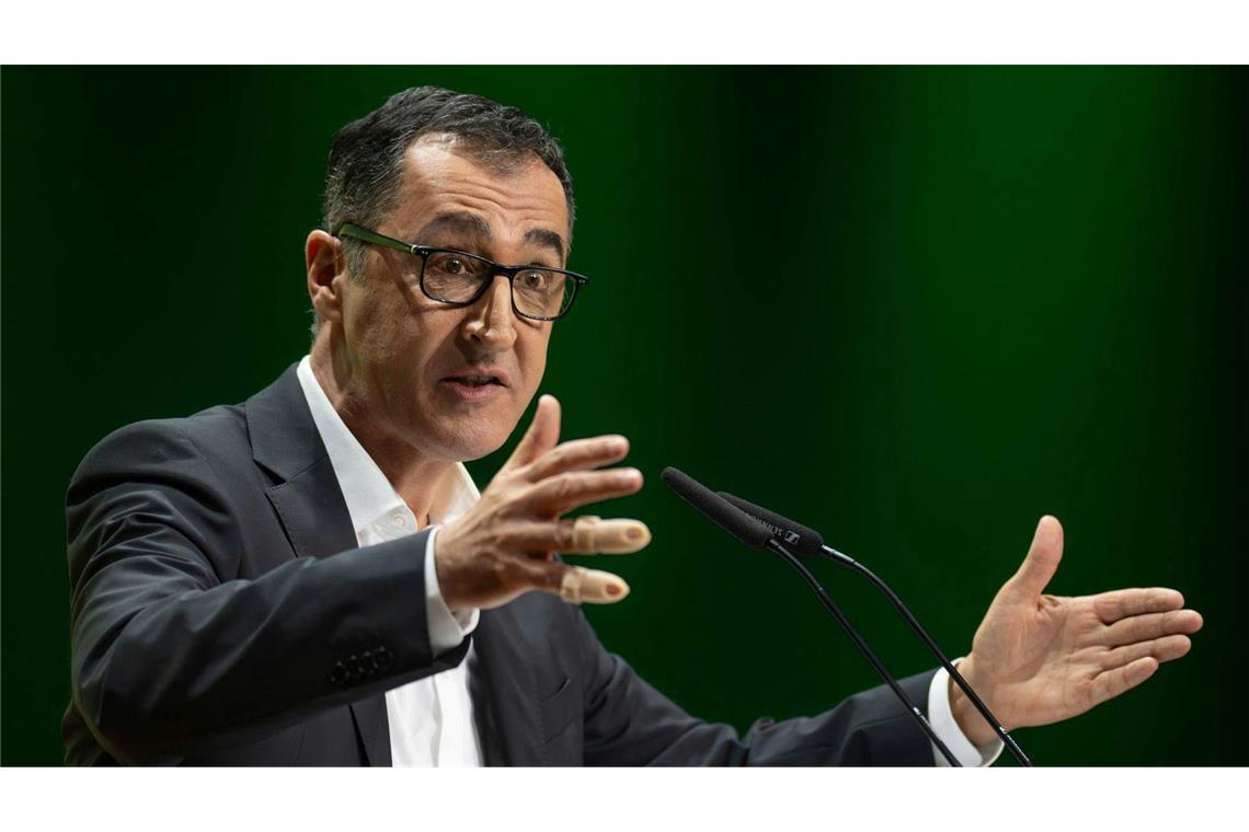 Nach dem Fund eines brennenden Gegenstands bei einer Özdemir-Veranstaltung läuft die Untersuchung (Archivfoto).