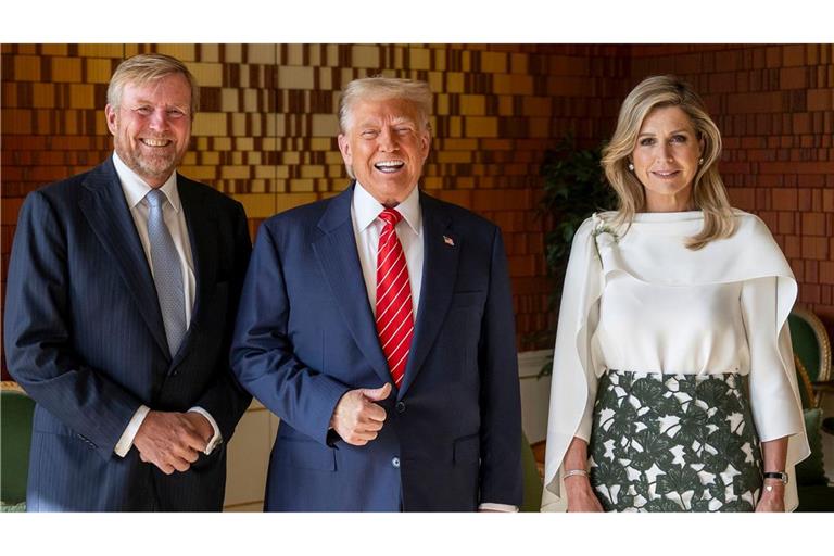 Nach dem gemeinsamen Dinner frühstückte Donald Trump auch mit dem Königspaar.