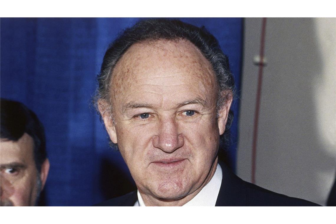 US-Schauspieler Gene Hackman starb eines natürlichen Todes Nach dem Tod des US-Schauspielers Gene Hackman steht nun fest, was die Ursache für seinen Tod war (Archivfoto).