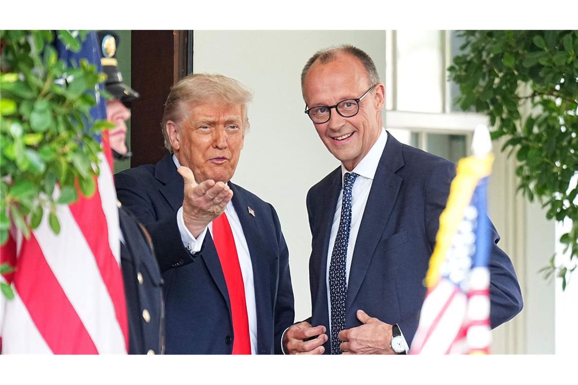 Merz: Trump nimmt Einladung nach Deutschland an Nach dem Treffen in Washington von Friedrich Merz und Donald Trump, soll der US-Präsident nun auch nach Deutschland reisen.