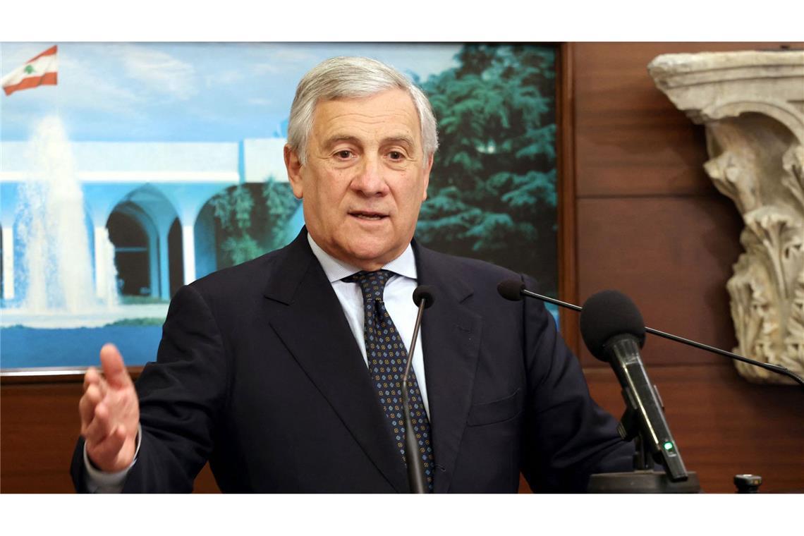 Nach der Kritik von Italiens Außenminister Antonio Tajani an den israelischen Angriffen im Libanon hat Israel den italienischen Botschafter einbestellt (Archivfoto).