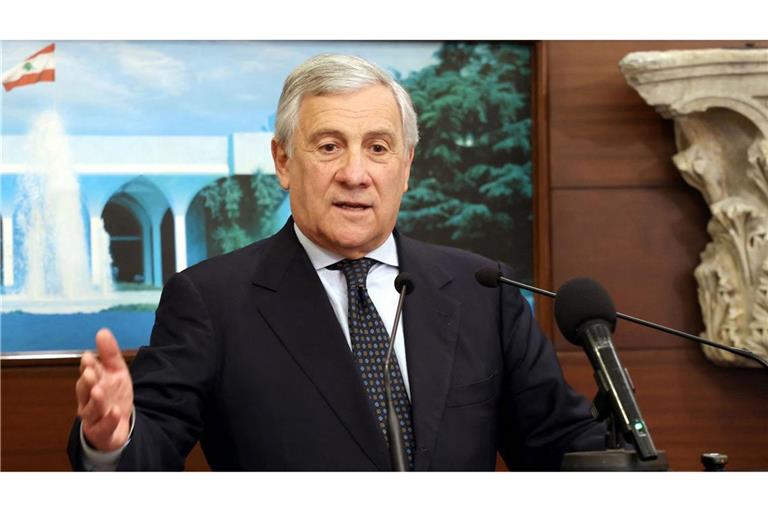 Nach der Kritik von Italiens Außenminister Antonio Tajani an den israelischen Angriffen im Libanon hat Israel den italienischen Botschafter einbestellt (Archivfoto).