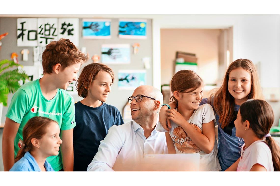 Ein Teil von Team Deutschland Nach eigenen Worten ein Zentrum für die Deutsch-Australische Gemeinschaft: Lehrer und Schüler an der Deutschen Schule in Melbourne
