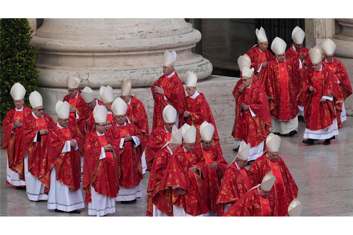 Was passiert nach dem Tod des Papstes? Nach Franziskus' Tod werden sich die Kardinäle wieder in Rom einfinden, um einen Nachfolger zu wählen. (Archivbild)