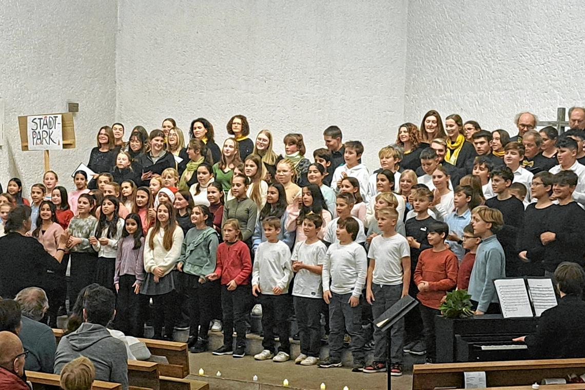 Konzert als Gemeinschaftsprojekt Nach langer Pause konnten Schüler, Lehrer und Ehemalige wieder ein gemeinsames Konzert bestreiten. Foto: Heinrich-von-Zügel-Gymnasium