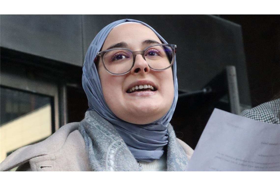 Nach mehr als sechs Wochen Haft ordnete ein Bundesrichter die Freilassung Rümeysa Öztürks an und bewertete die Inhaftierung als unrechtmäßig. (Archivbild)