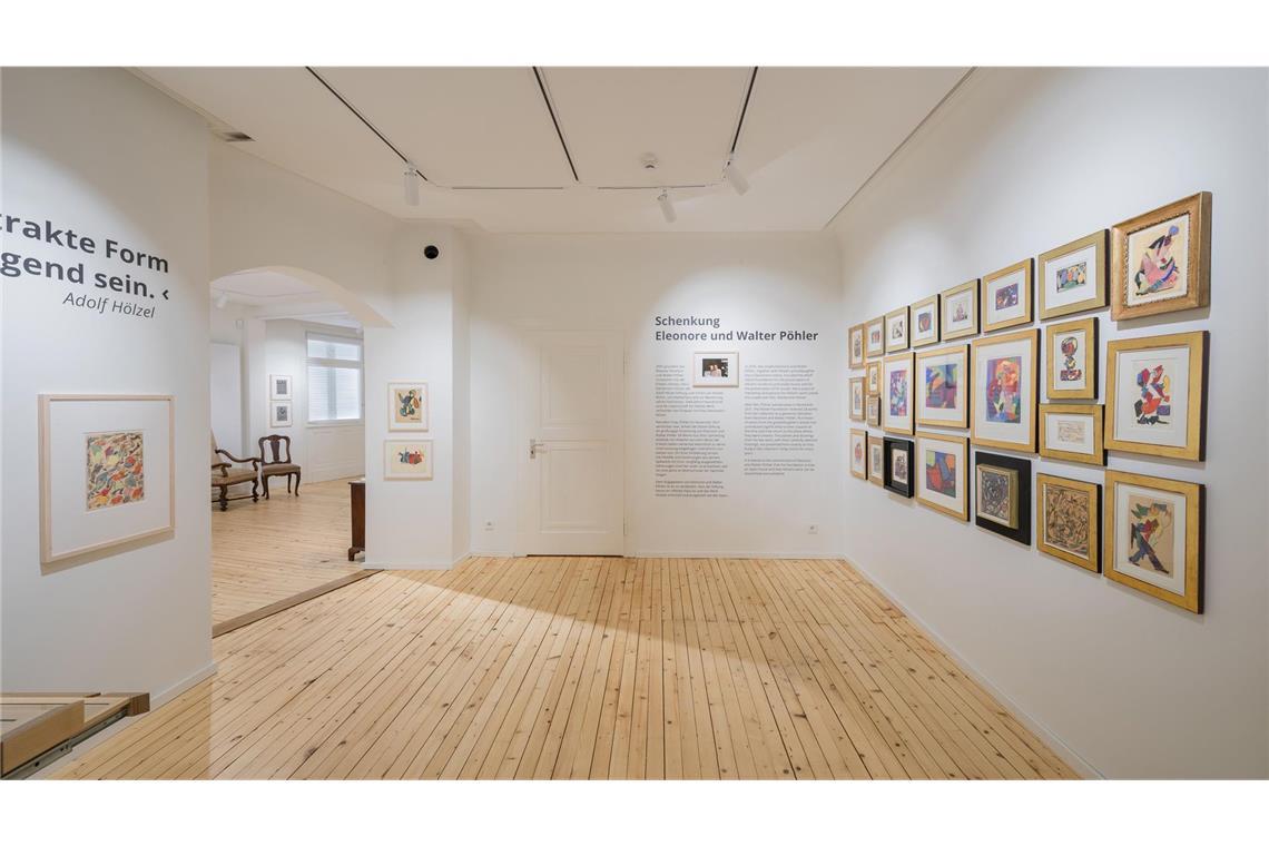 Spektakulärer Kunst-Neuzugang im Hölzel-Haus in Stuttgart Nach Sanierung und Umbau 2022 wiedereröffnet, .....