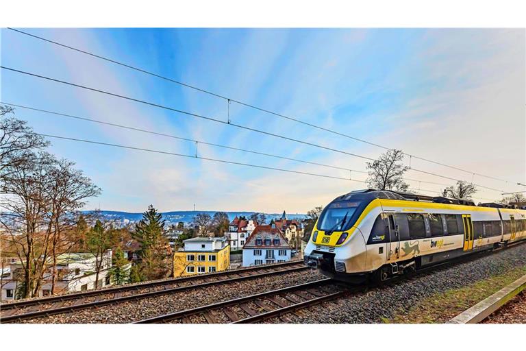 Nach Schätzungen des Ministeriums könnte wegen des Urteils zu den sogenannten Trassenpreisen ungefähr jeder zehnte Zug auf der Kippe stehen.(Symbolbild)